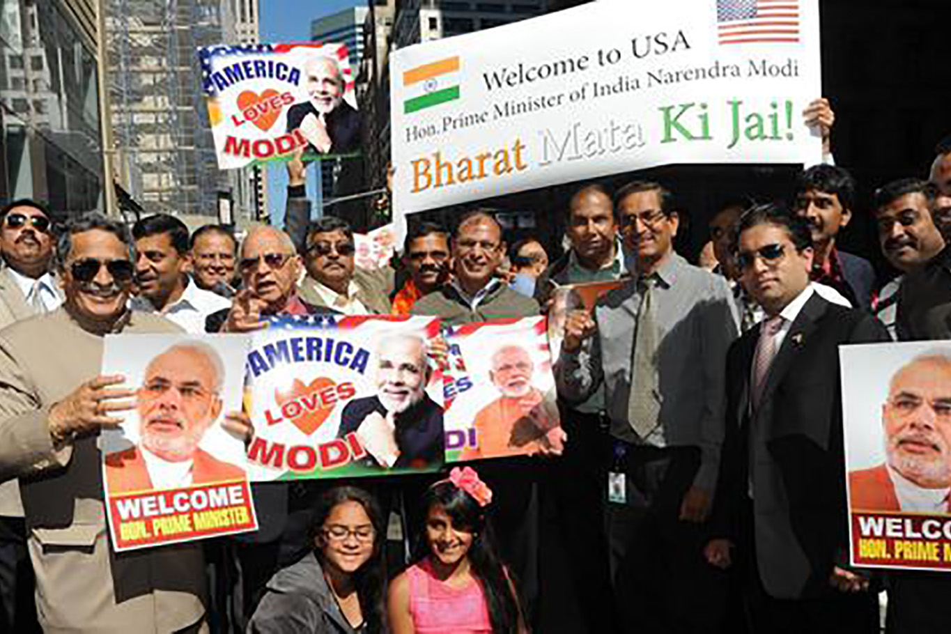 Indian Americans Take Part in Unity March Across U.S. Cities to Extend Welcome to PM Modi