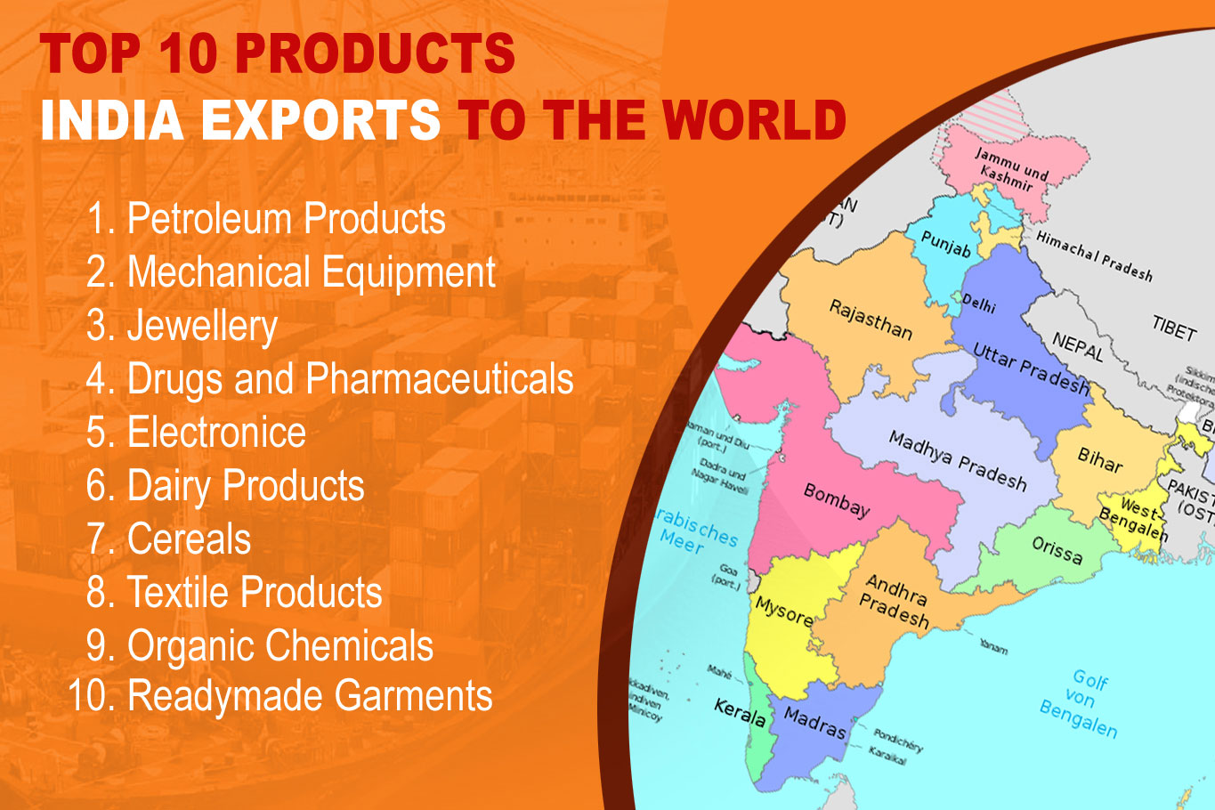 India�s total exports reached a value of US$ 60.29 billion in May 2023.