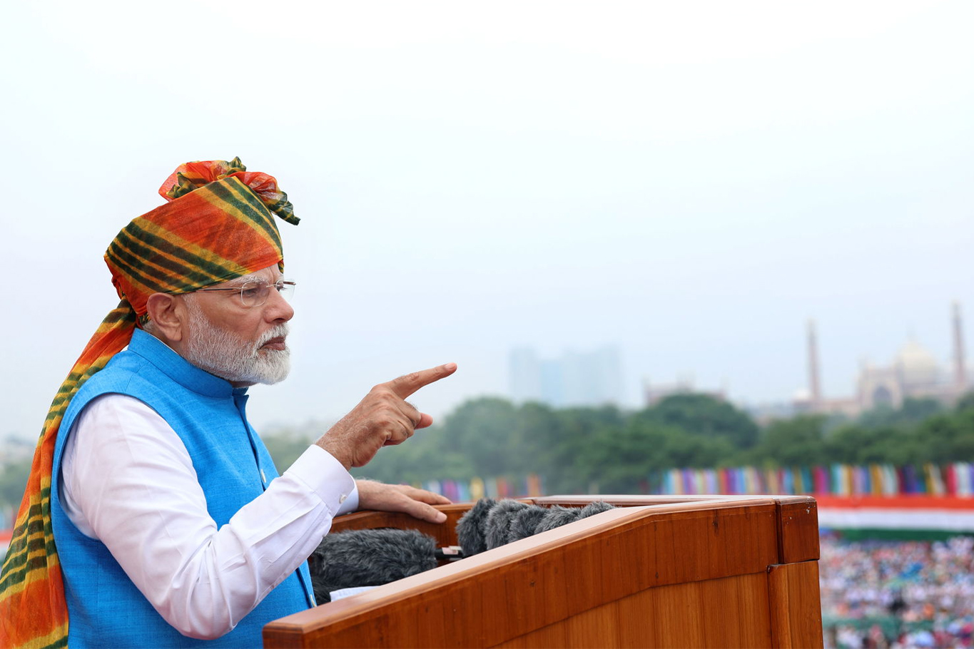 Modi Leads India’s 78th Independence Day: A Vision for Viksit Bharat @ 2047