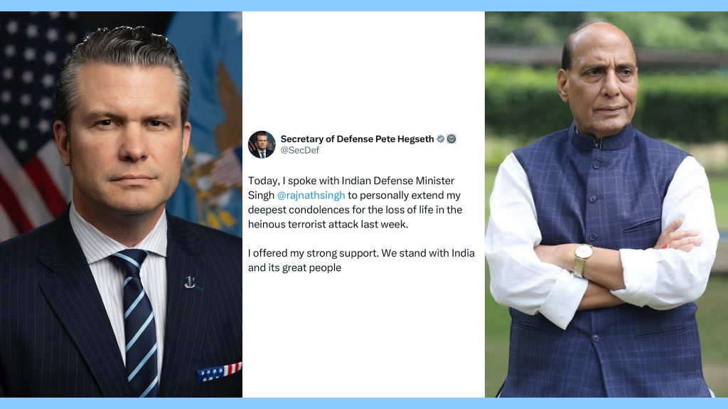 US Backs India After Pahalgam Attack, Vows Full Support to PM Modi
