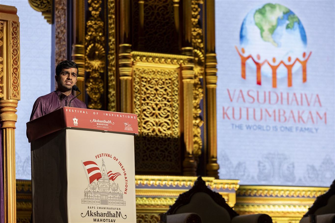 Vasudhaiva Kutumbakam � The World is One Family.