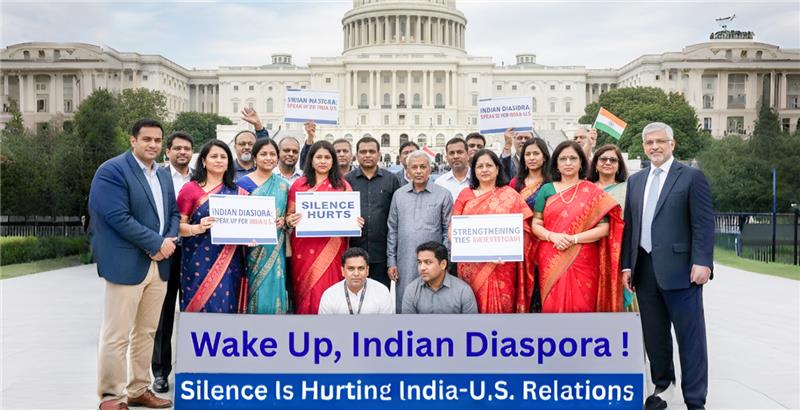 Wake Up, Indian Diaspora! Silence Is Hurting India�U.S. Relations