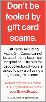 Apple Gift Card Scams