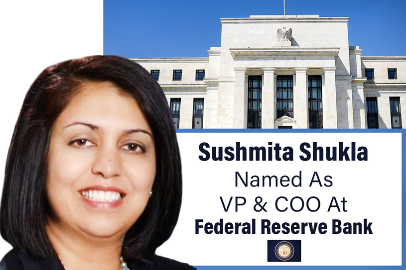 First Vice President and Chief Operating Officer at the Federal Reserve Bank of New York, Sushmita Shukla