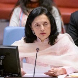 Ruchira Kamboj, India's permanent representative to the UN