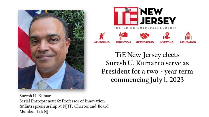 Indian-origin Suresh U Kumar now president of TiE New Jersey