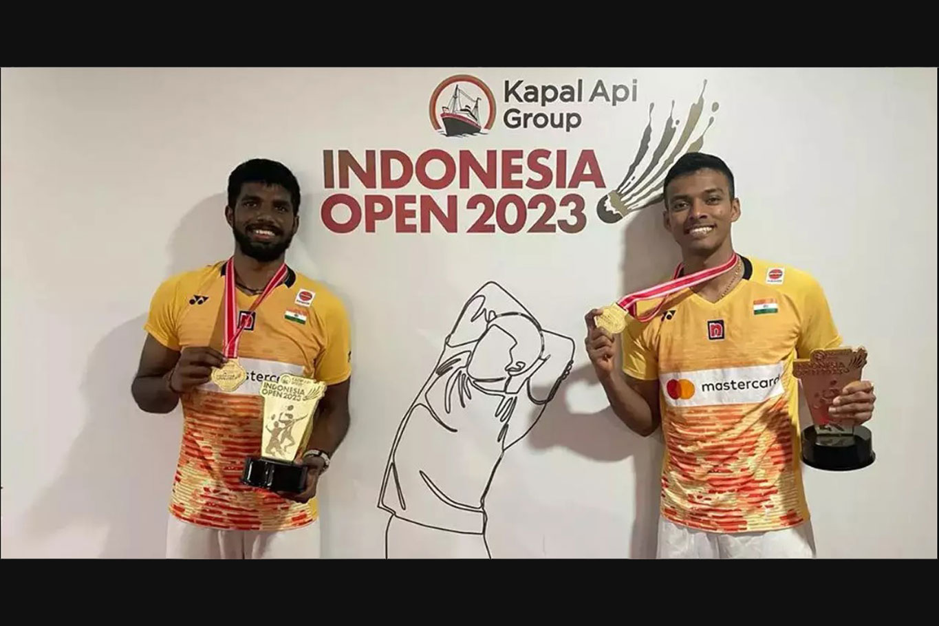 Satwik-Chirag make history with Indonesia Open Men's Doubles championship victory
