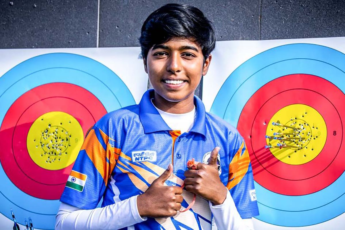 Indian archer Aditi Swami sets new under18 compound world record at