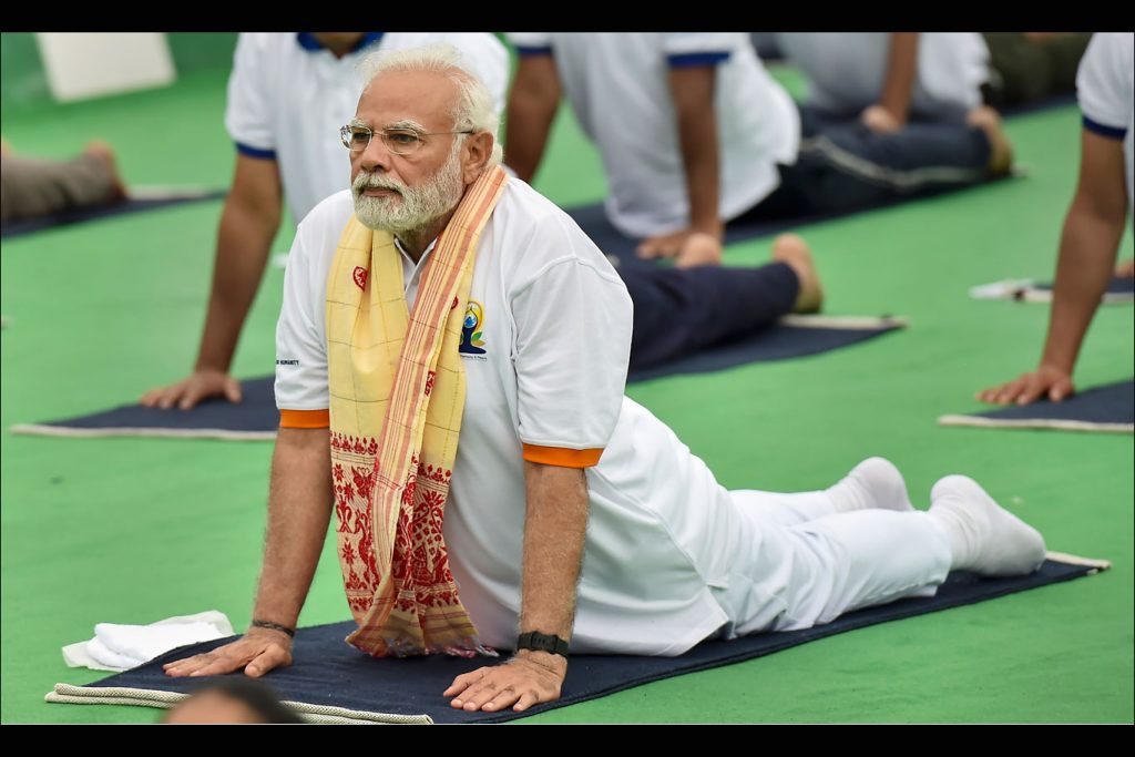 PM Modi Leads 9th International Yoga Day at UN Headquarters PM Modi Leads 9th International Yoga Day at UN Headquarters