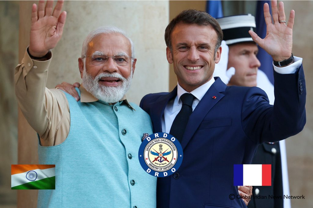 India to open DRDO tech office in Paris.