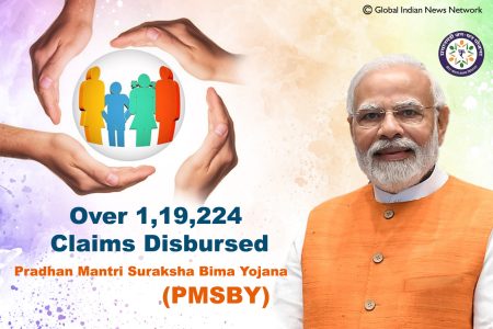 Over 1,19,224 claims disbursed for Pradhan Mantri Suraksha Bima Yojana (PMSBY) scheme.