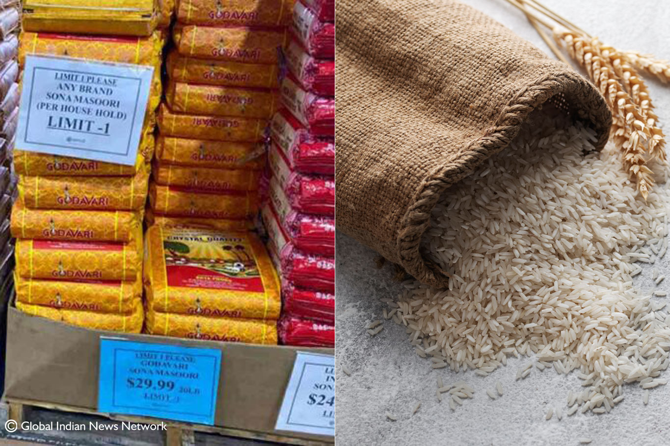 Ban on Rice Export Sparks Panic Purchases Among NRIs in the US: Each Family Hoards 10-15 Bags