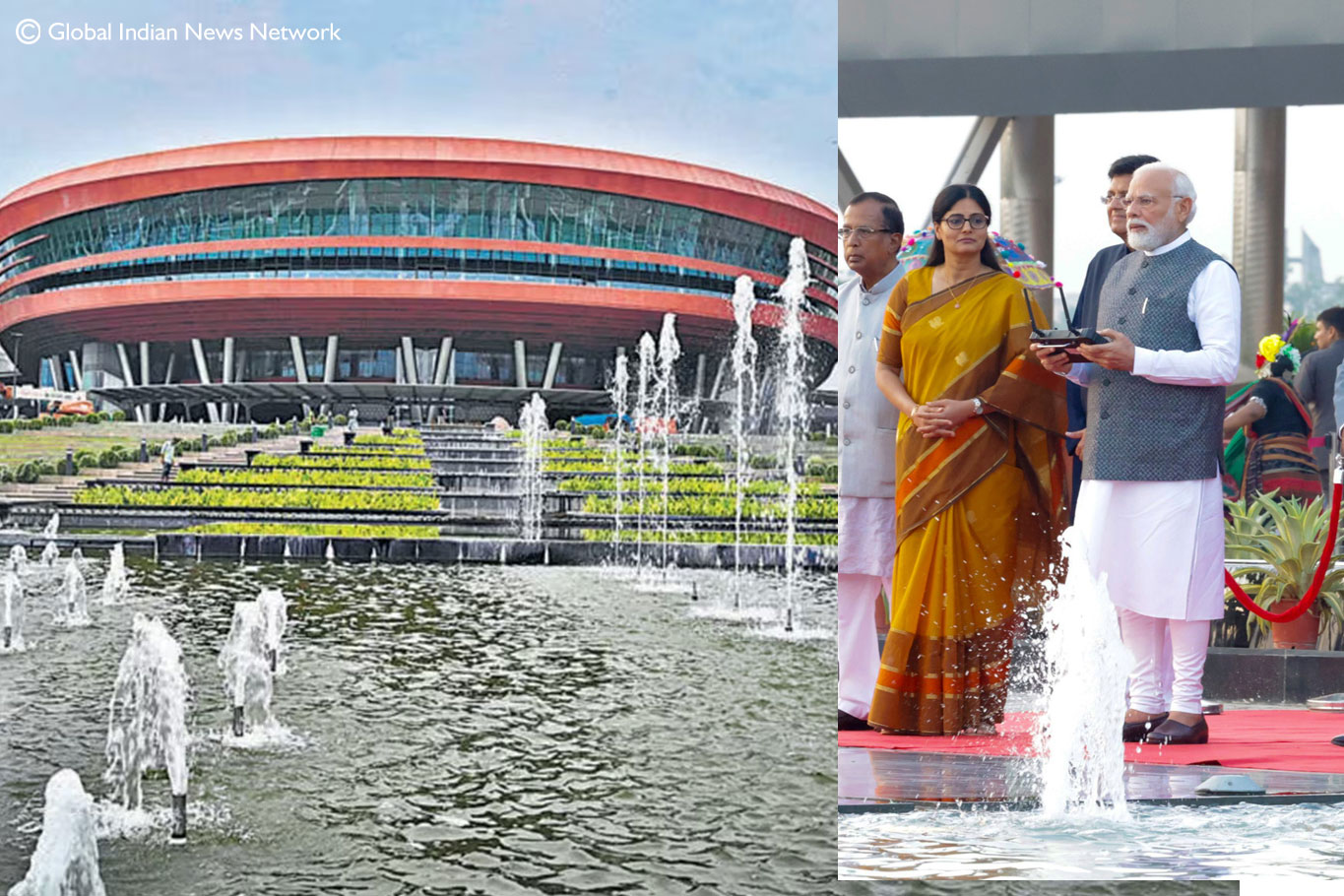 The Prime Minister Unveils 'Bharat Mandapam' - International Exhibition-cum-Convention Centre