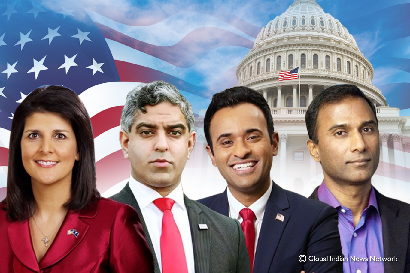 Four Indian Americans Join 2024 US Presidential Race