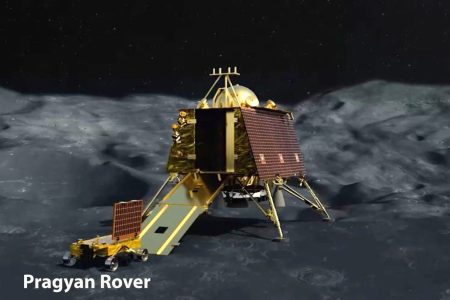 Chandrayaan-3 deploys Pragyan Rover for lunar surface exploration.