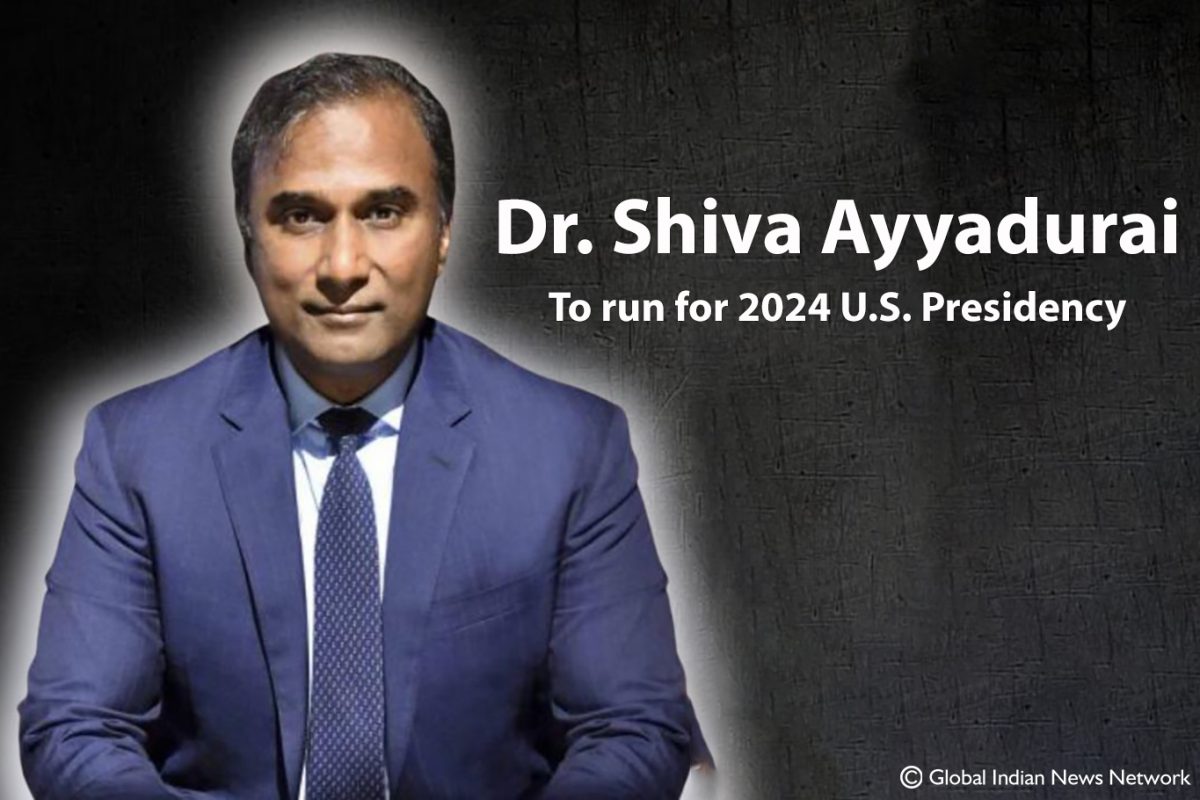 Shiva Ayyadurai to Run for 2024 U.S. Presidency. Global Indian News