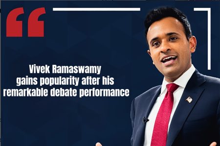 Vivek Ramaswamy gains popularity after his remarkable debate performance.