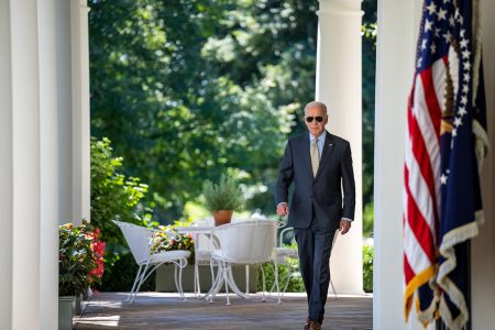 US President Biden en route to India for the G20 Summit.