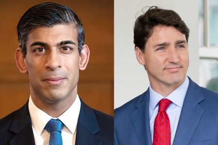 Sunak Engages with Trudeau to Evoke De-escalation in India-Canada Tensions