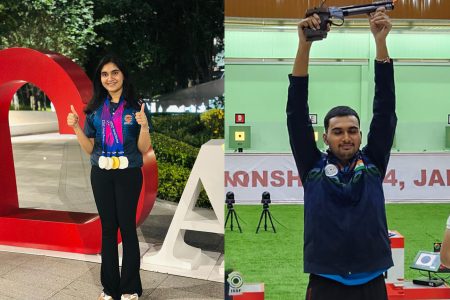 Varun, Esha secure Olympic quotas in 10m air pistol at Asian Qualifiers