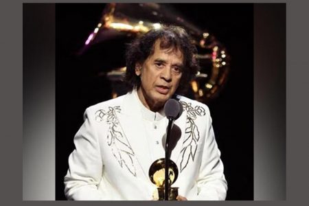 Grammys 2024: Ustad Zakir Hussain, tabla virtuoso, wins 3 awards for India.