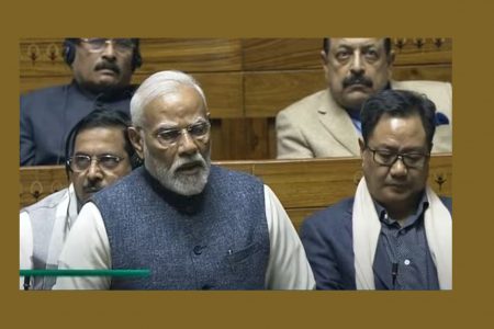 PM Modi mentions Article 370, Sengol, Ram Mandir in 17th Lok Sabha