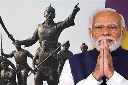 PM Modi unveils Lachit Borphukan statue in Assam