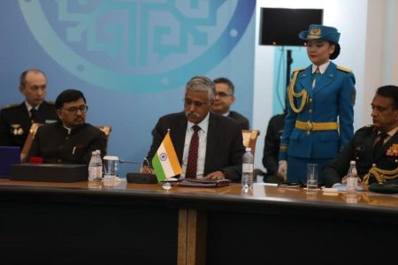 India urges SCO: Zero-tolerance to terrorism Defence Secretary Giridhar Aramane