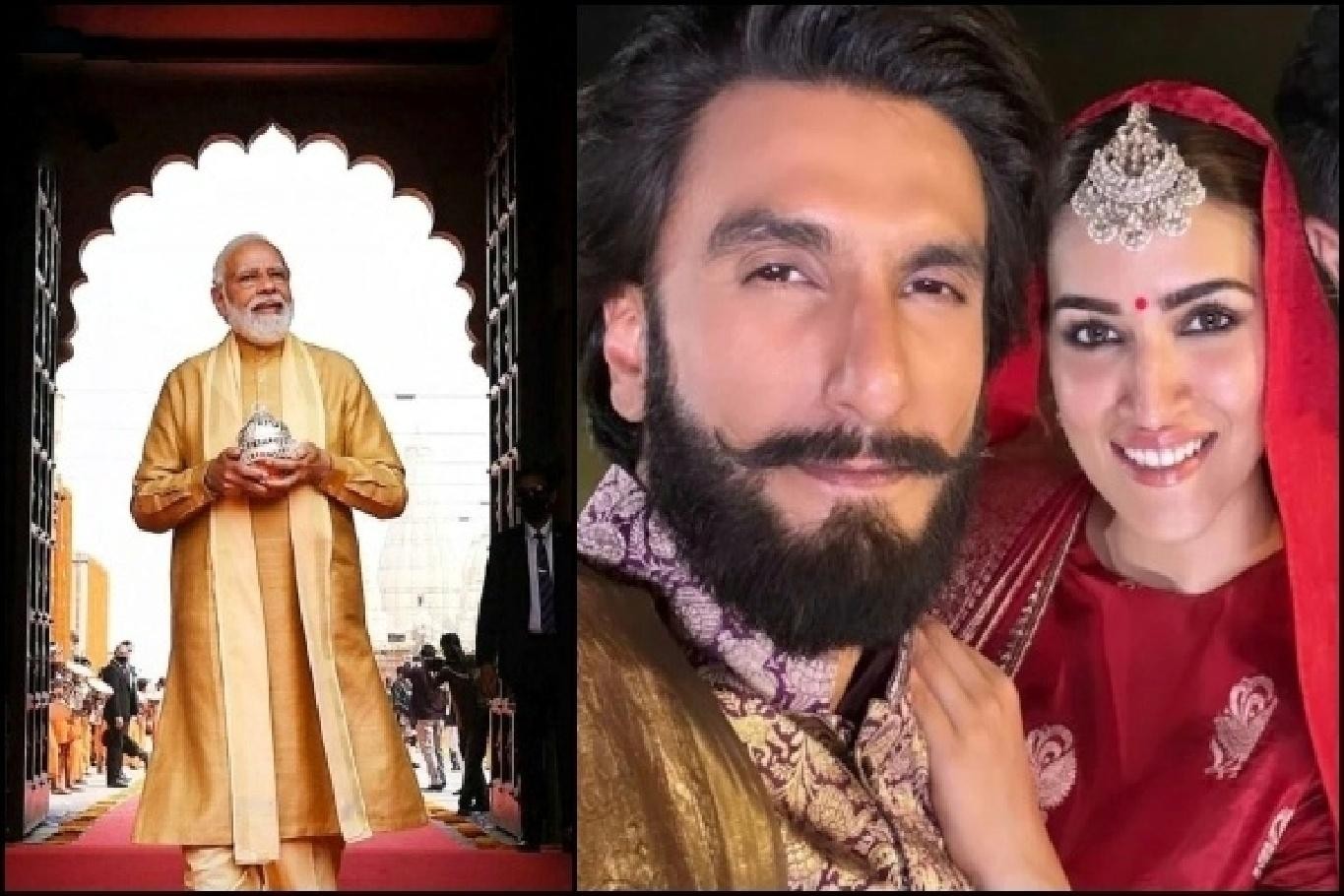 Ranveer Singh, Kriti Sanon praise PM Modi at Kashi event