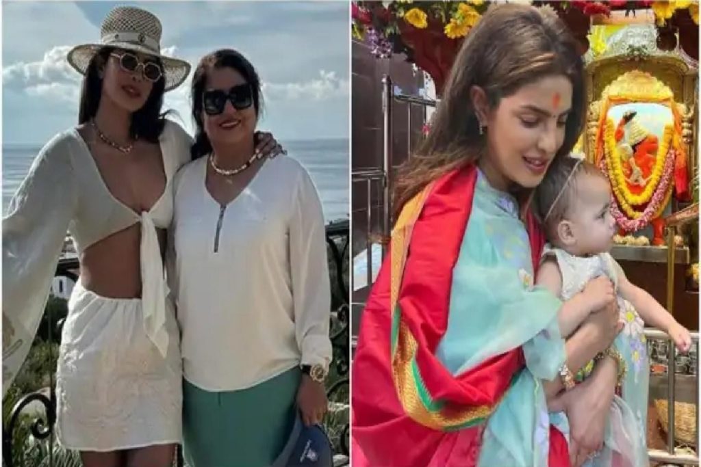 Priyanka: Mom ‘returns favor’ by caring for Malti while we work Priyanka Chopra and Nick Jonas