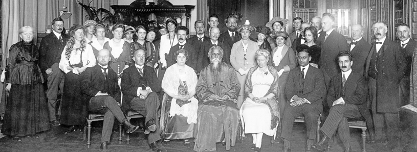 Rabindranath Tagore with world leaders