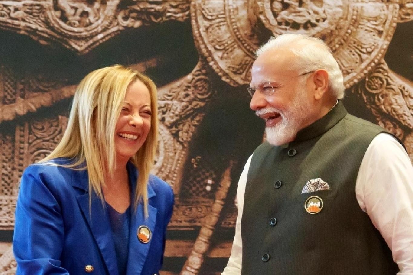 Italian PM congratulates PM Modi 