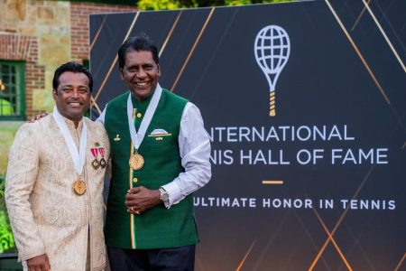 Leander Paes and Vijay Amritraj