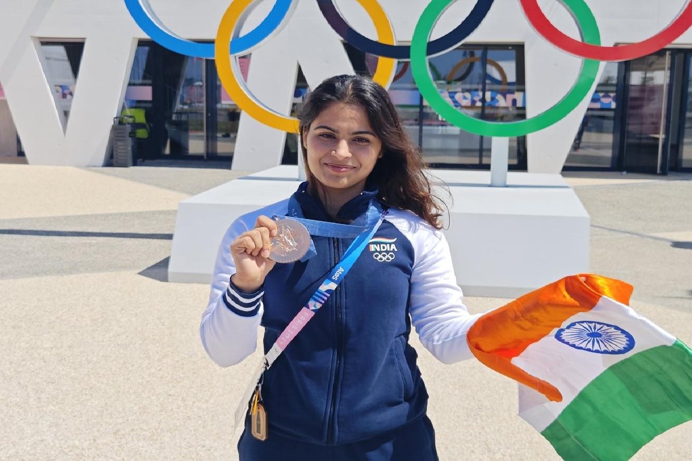 Manu Bhaker Ends 12-Year Jinx, Earns Olympic Bronze for India in Shooting