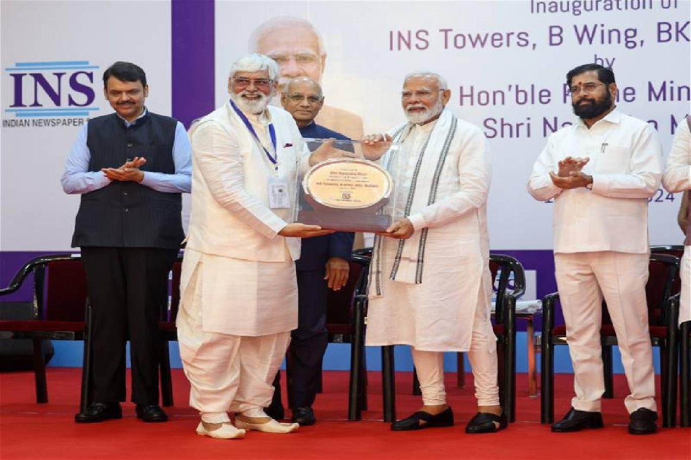 PM Modi Unveils INS Towers, Heralds Media’s Vital Role in Democratic Progress