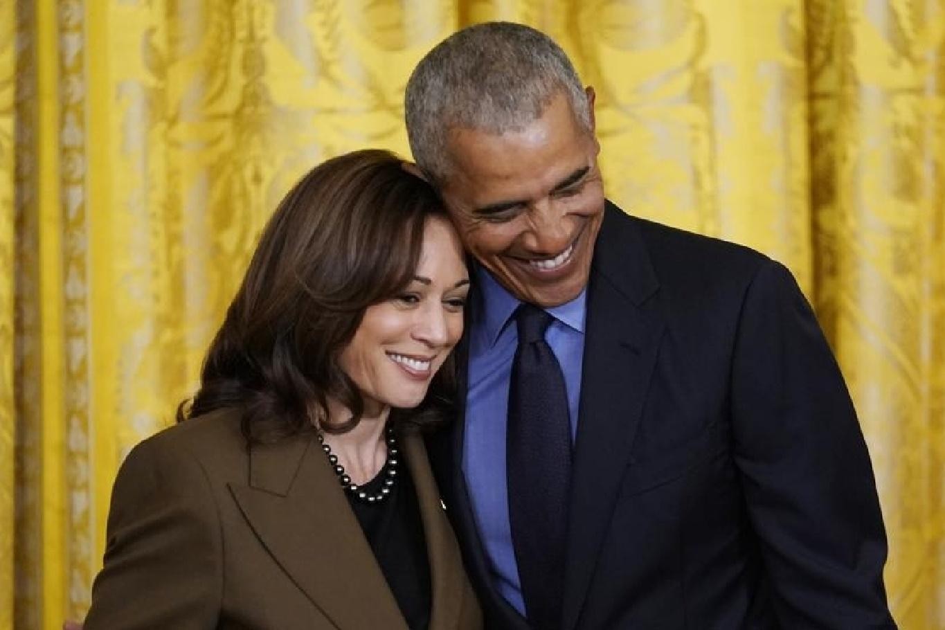 Barack Obama praised Kamala Harris