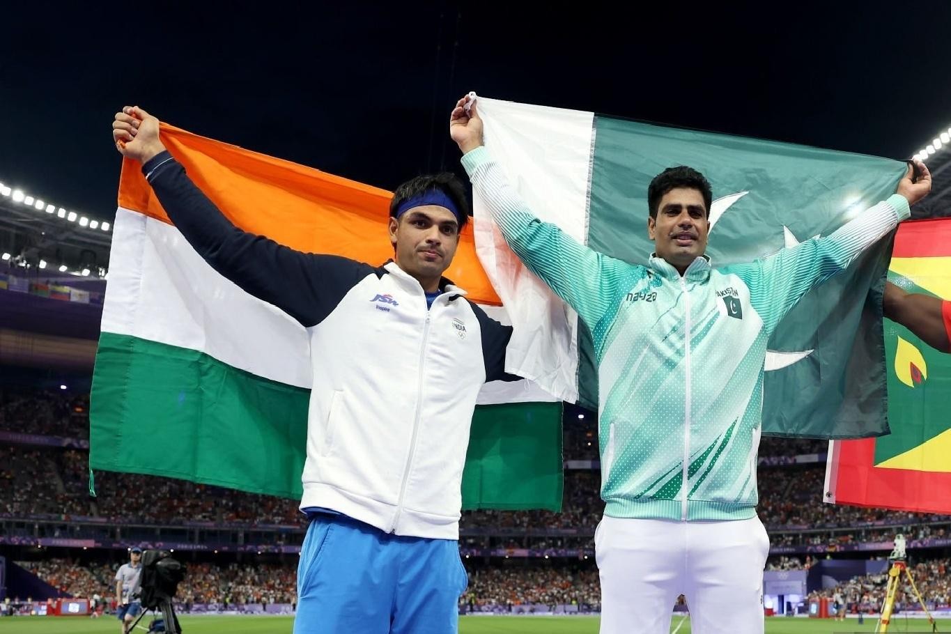 Neeraj Chopra Claims Silver as Arshad Nadeem Shatters Olympic Javelin Record