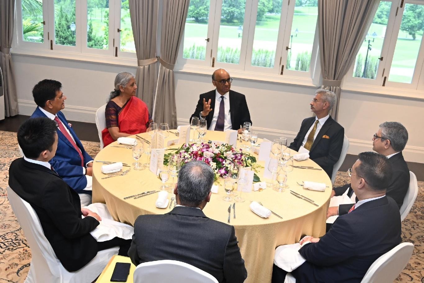 Sitharaman Leads High-Level Talks with Singapore’s Leaders