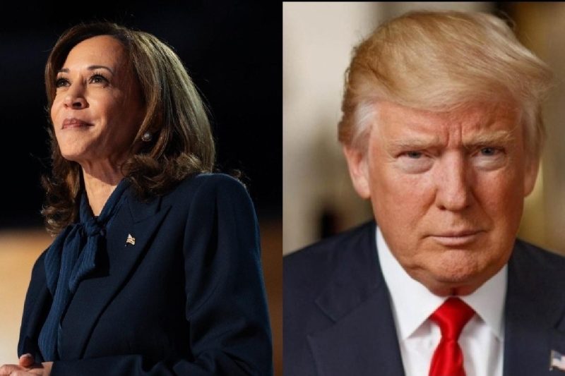 kamala harris and donald trump