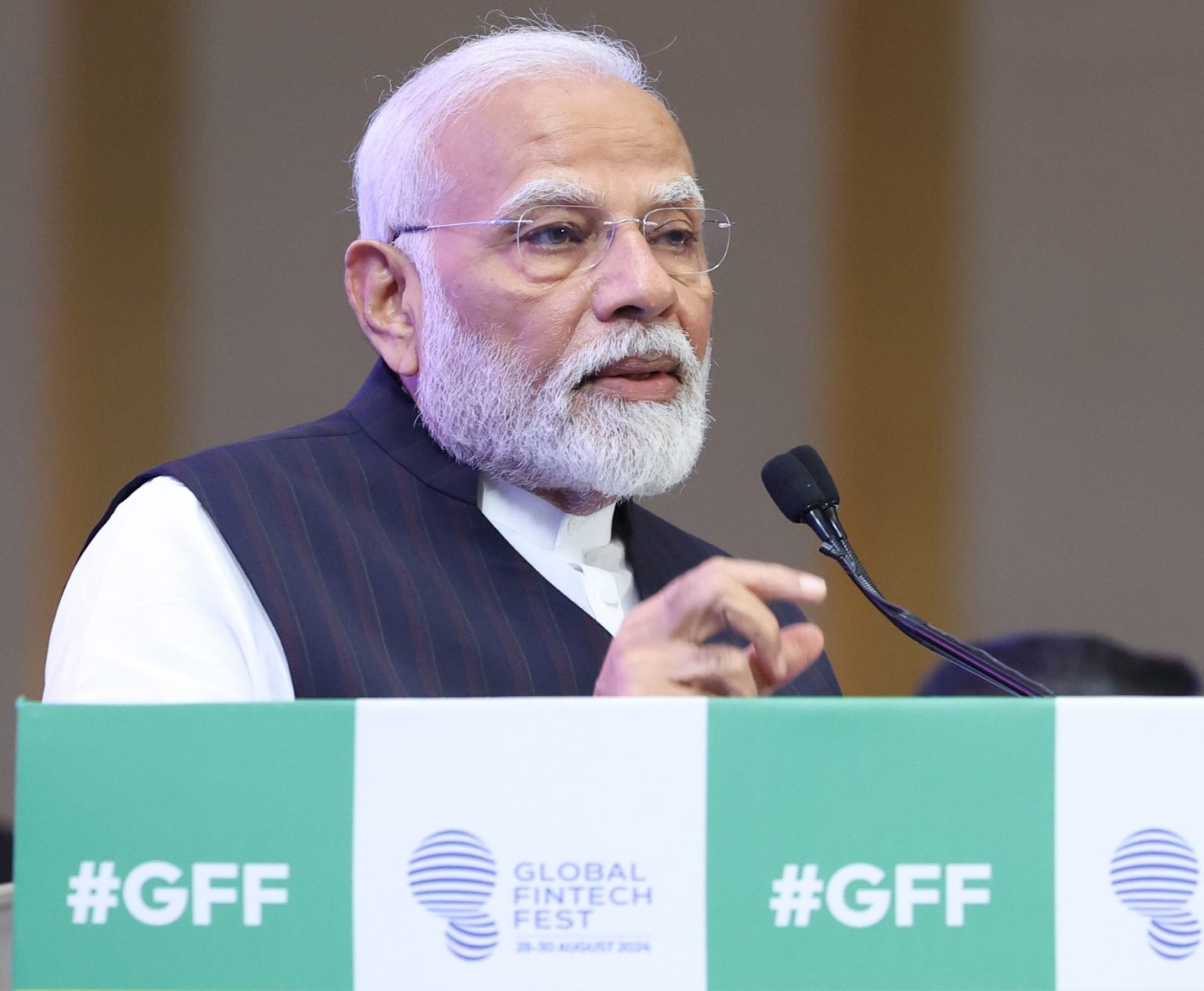 ‘Economy Thrives Amid Festivity’: Modi at Global Fintech Fest
