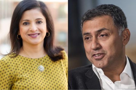 Nikesh Arora and Yamini Rangan
