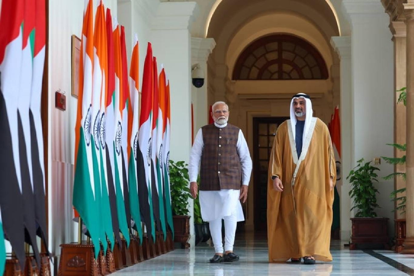 PM Modi Meets Abu Dhabi Crown Prince