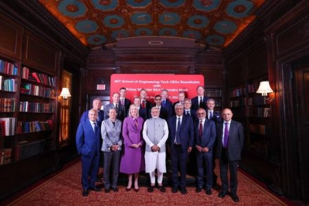 PM Modi Discusses India’s Tech Future with Top CEOs PM Modi held talks with tech CEOs