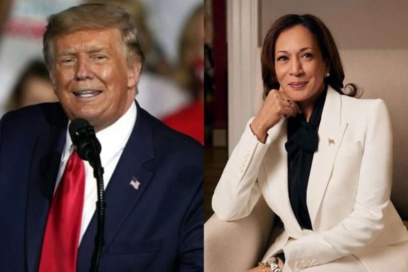 trump and kamala harris