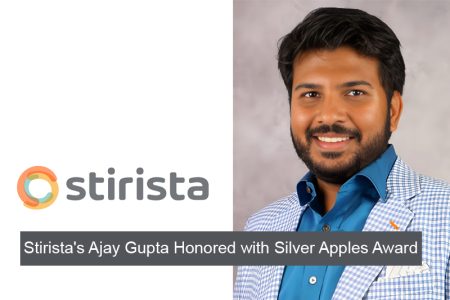 Stirista’s Ajay Gupta Honored with Silver Apples Award