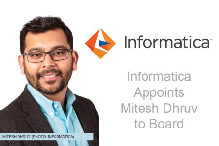 Informatica Appoints Mitesh Dhruv to Board Leadership