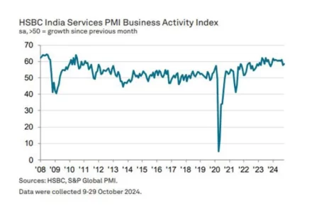 India’s Service Sector Growth Rebounds in October