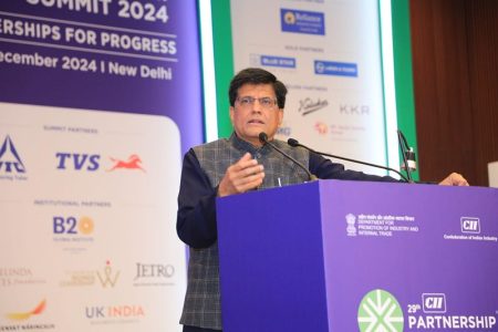 Piyush Goyal Highlights India’s Progress at CII Partnership Summit 2024