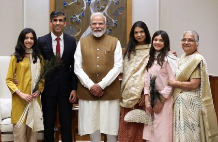 Rishi Sunak Calls PM Modi a “Friend” in Delhi Visit