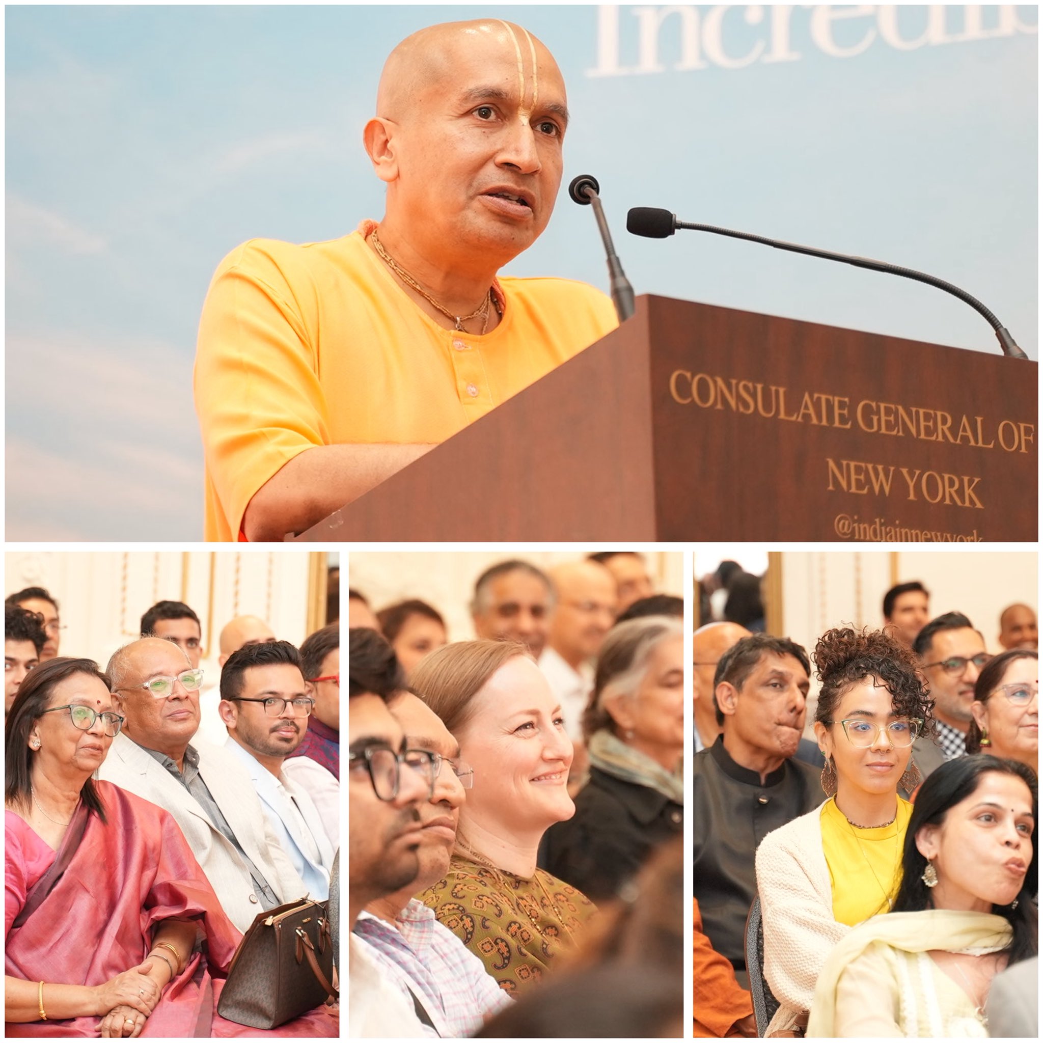 Gauranga Das Shares Life Purpose Insights at NY Event